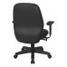 3121-R107 Mid Back 2-to-1 synchro Tilt Chair with 2 -Way Adjustable Soft Padded Arms