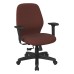 3121-105 Mid Back 2-to-1 synchro Tilt Chair with 2 -Way Adjustable Soft Padded Arms