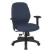3121-296 Mid Back 2-to-1 synchro Tilt Chair with 2 -Way Adjustable Soft Padded Arms