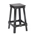 NCL3126-AB New Castle 26" Antique Black Metal Barstool, KD