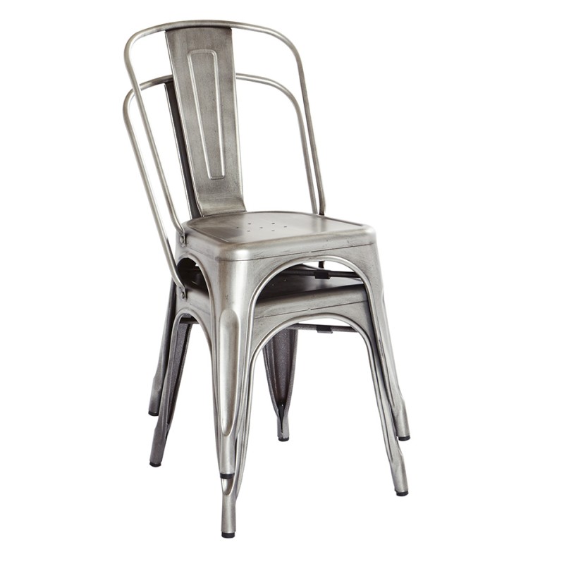 BRW29A4-BS Bristow Armless Metal Chair