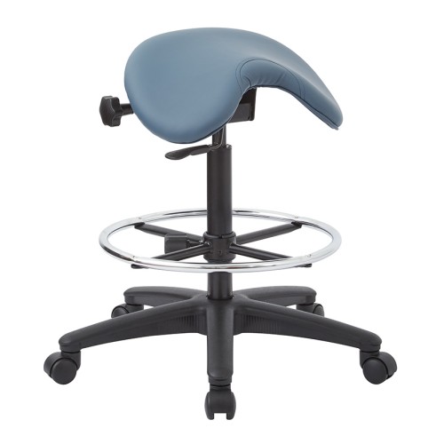 ST205-R105 Backless Stool with Saddle Seat