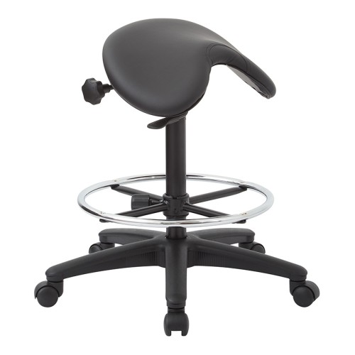 ST205-R107 Backless Stool with Saddle Seat