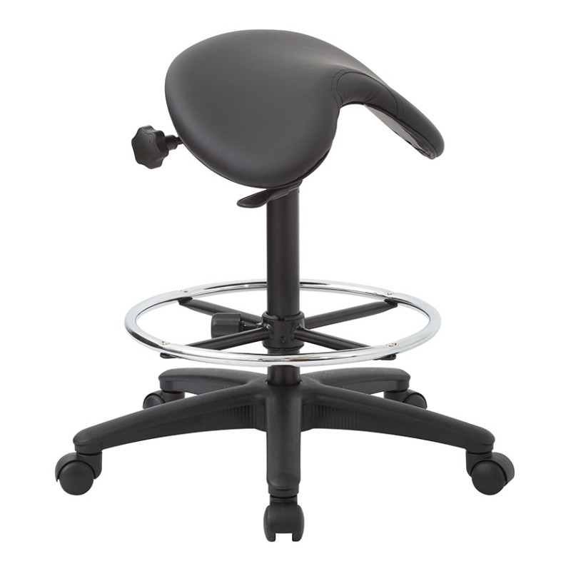 ST205-R107 Backless Stool with Saddle Seat