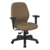 3121-354 Mid Back 2-to-1 synchro Tilt Chair with 2 -Way Adjustable Soft Padded Arms