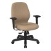 3121-K106 Mid Back 2-to-1 synchro Tilt Chair with 2 -Wy Adjustable Soft Padded Arms