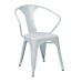 PTR2830A2-11 30" Metal Chair (2-Pack) (White)