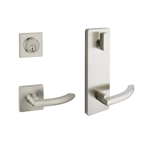 TAYMOR PREMIER INTERCONNECTED LOCK Square Rose - Satin Nickel