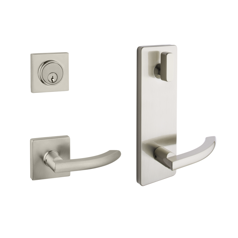 TAYMOR PREMIER INTERCONNECTED LOCK Square Rose - Satin Nickel