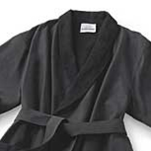 Black Microfiber Robe