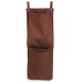 Housekeeping Caddy Bag, 2 Pocket Recycling Bag, Brown, PVCAD2