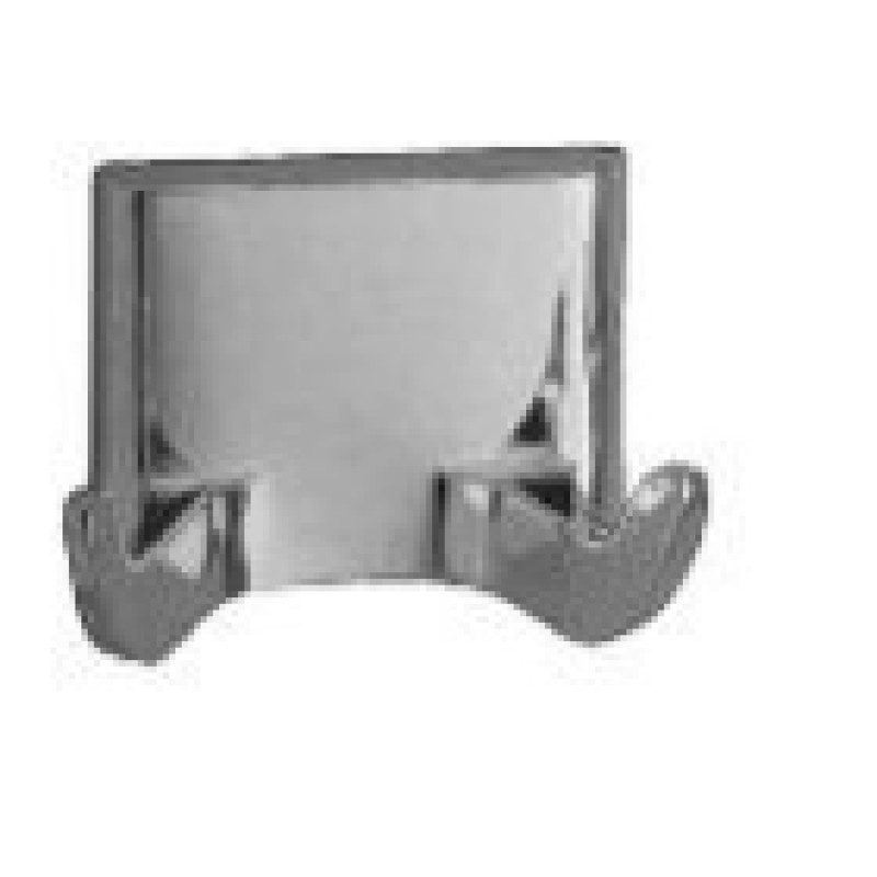 Double Robe Hook - Polished Chrome