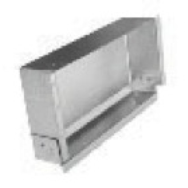 Recessed Vanity Style Tissue Dispenser - Galvanized Steel