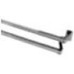 18" x 3/4" Aluminum Double Towel Bar - Polished Chrome