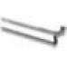 36" x 3/4" Aluminum Double Towel Bar - Polished Chrome