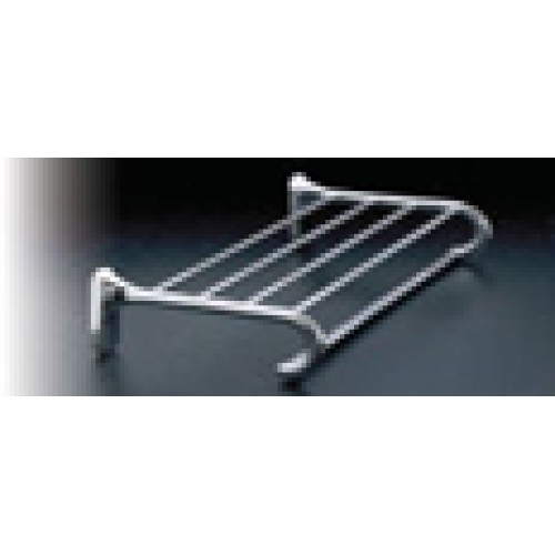 18" European Towel Shelf - Polished Chrome