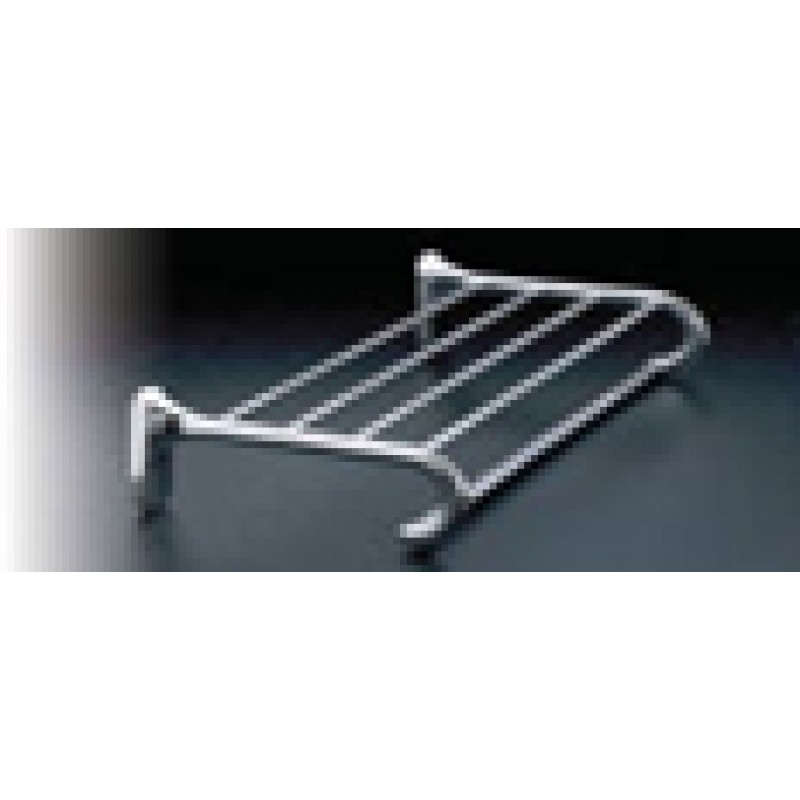 18" European Towel Shelf - Polished Chrome