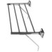 18" Diecast Towel Shelf with Wall Angle Brackets - Polished Chrome