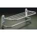 24" Towel Shelf with Bar / Concealed Mount - Polished Chrome